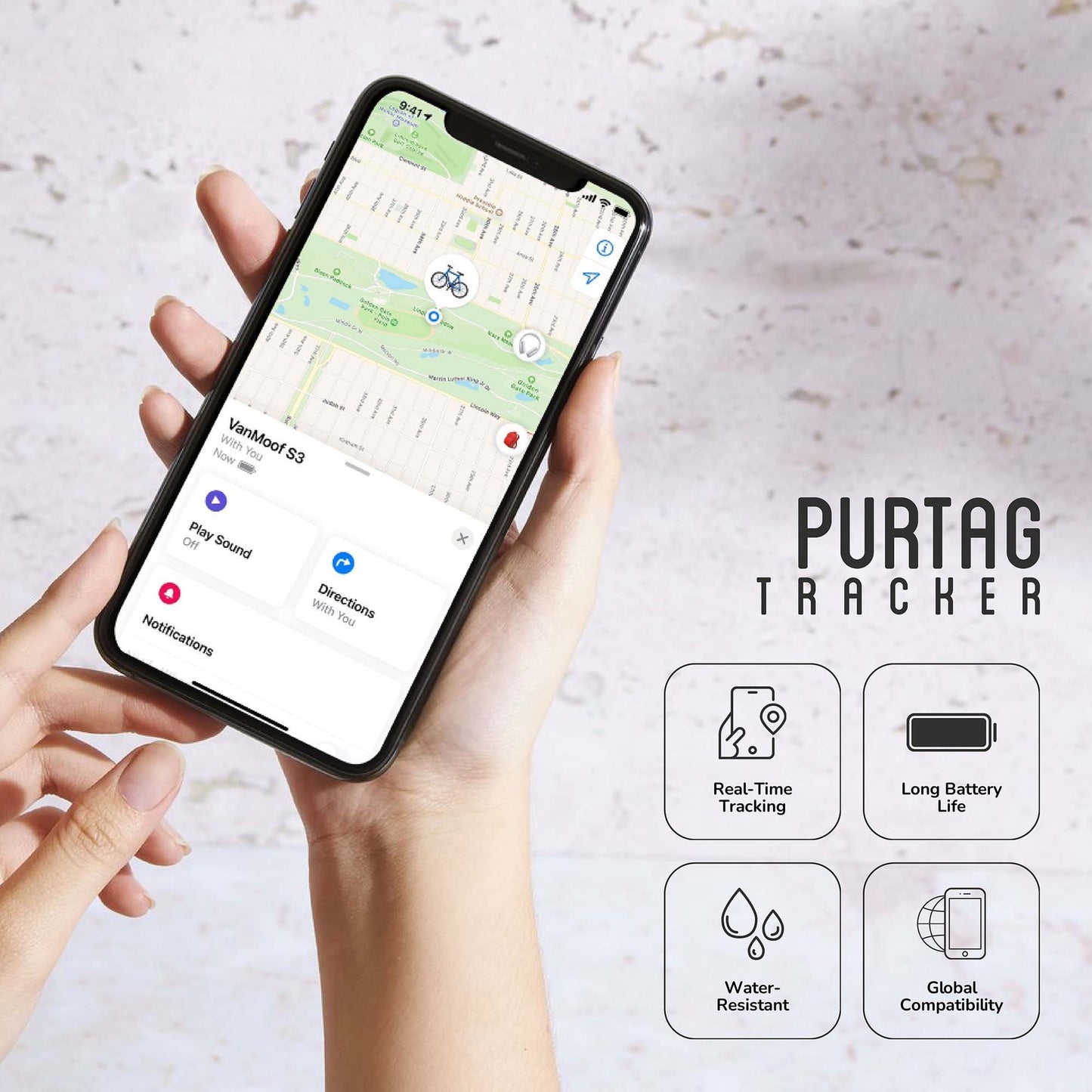 Pursonic 2-in-1 Water Bottle Speaker & Purtag Tracker Bundle – Hydration, Music & Security On the Go!-1