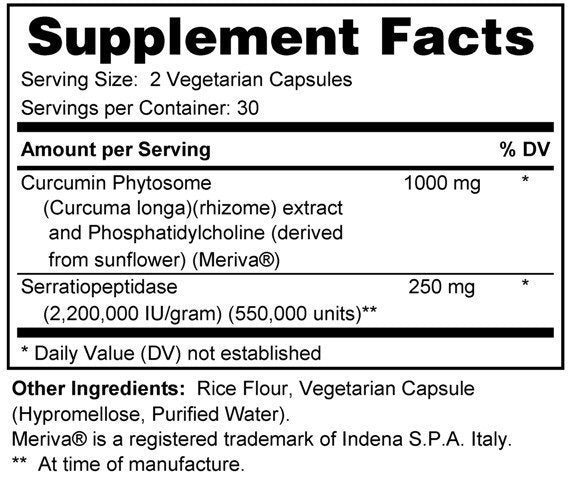 Curcumin & Serratiopeptidase Blend-1