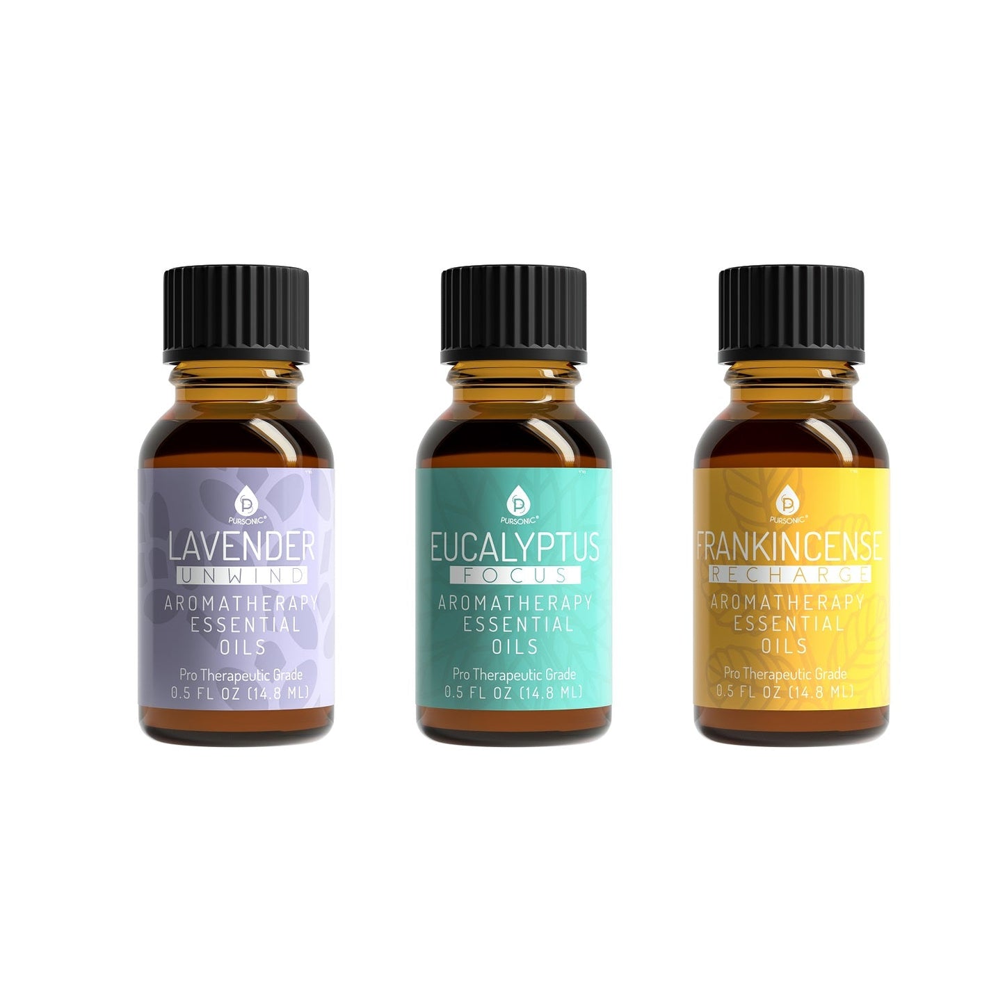 3 Pack Aromatherapy Essential oils (Lavender, Eucalyptus, Frankincense)-1