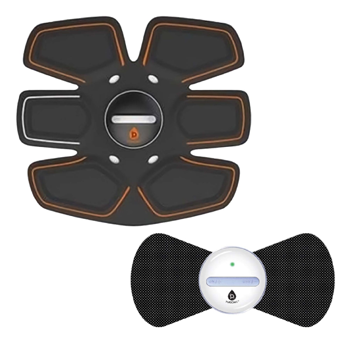 Pursonic Wireless Muscle Stimulator & Abdominal Toning Massager Set-0