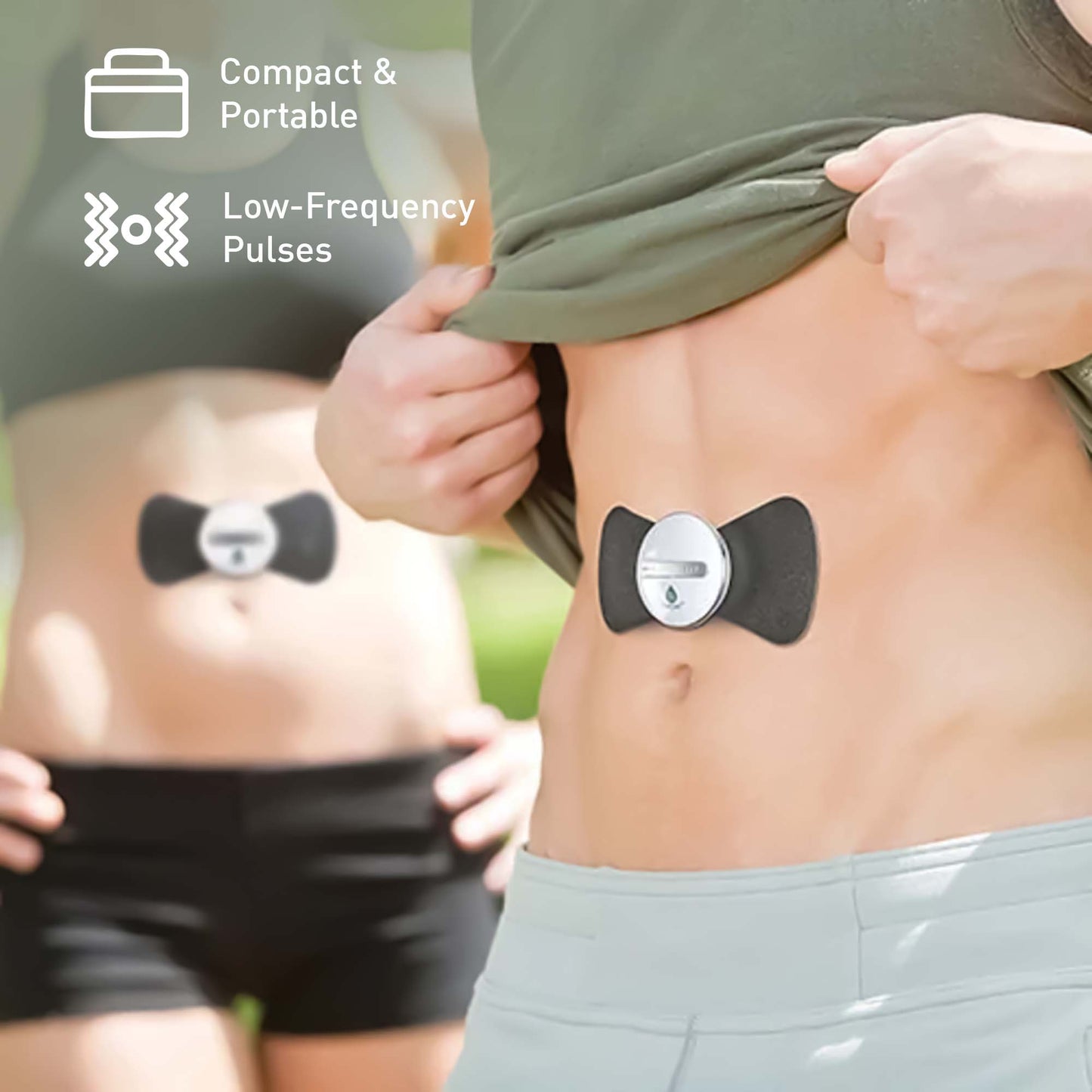 Pursonic Wireless Muscle Stimulator & Abdominal Toning Massager Set-2