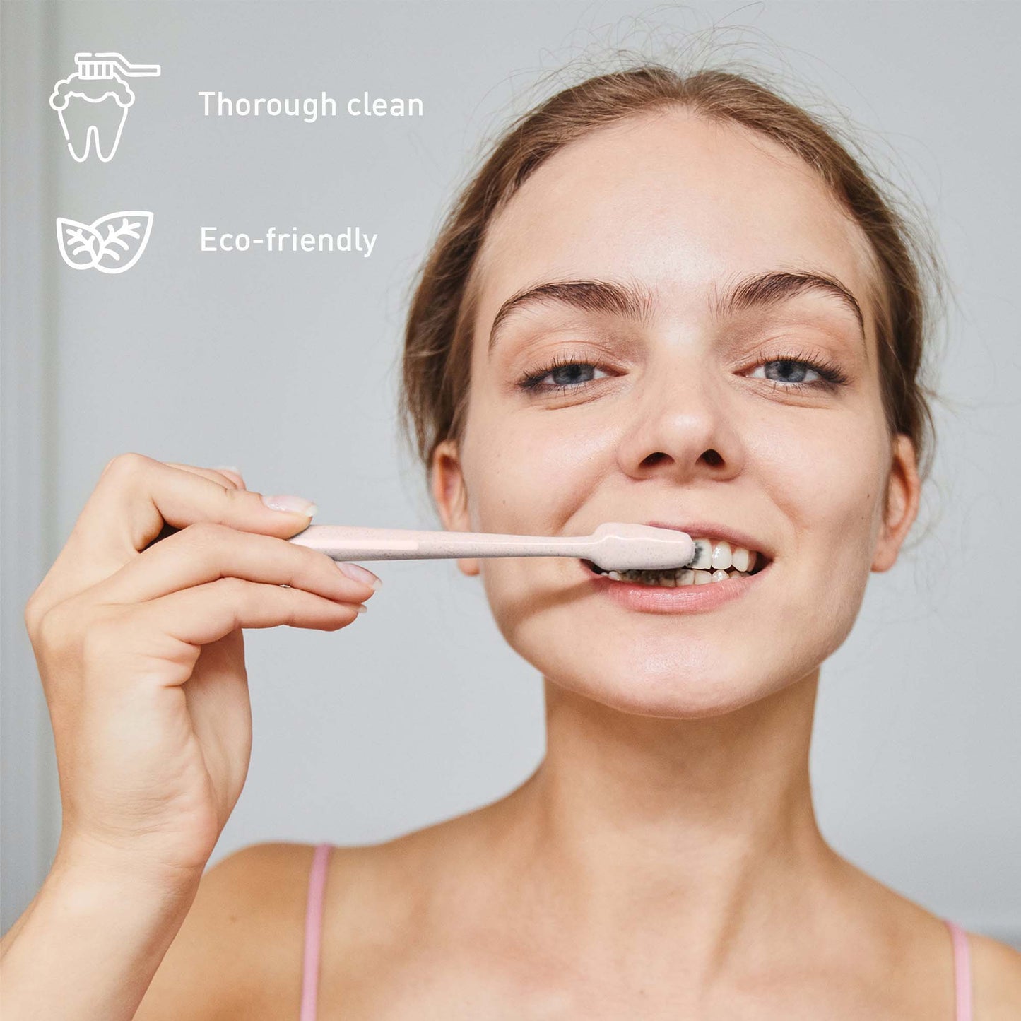 Pursonic Ultimate Oral Care Bundle: USB Rechargeable Collapsible Water Flosser & Wide Brush Head Charcoal Toothbrush-2