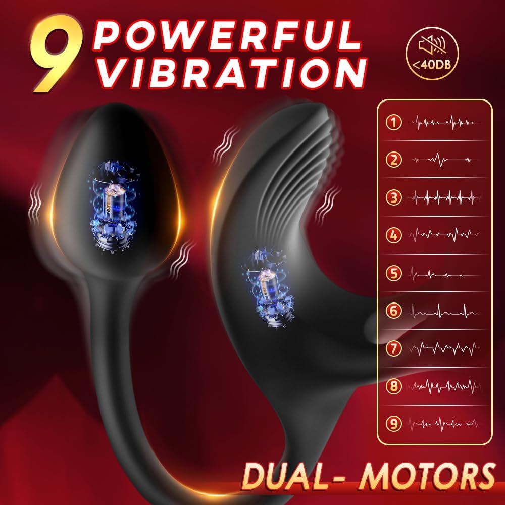 VeloPlug Triple Pleasure Male Vibrator Sleeve-3