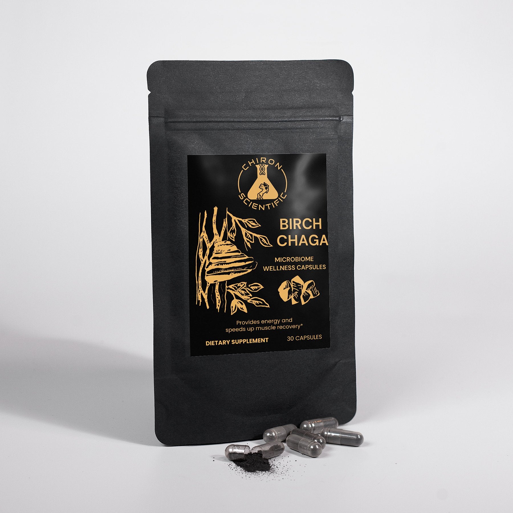 Birch Chaga Microbiome Wellness Capsules-2