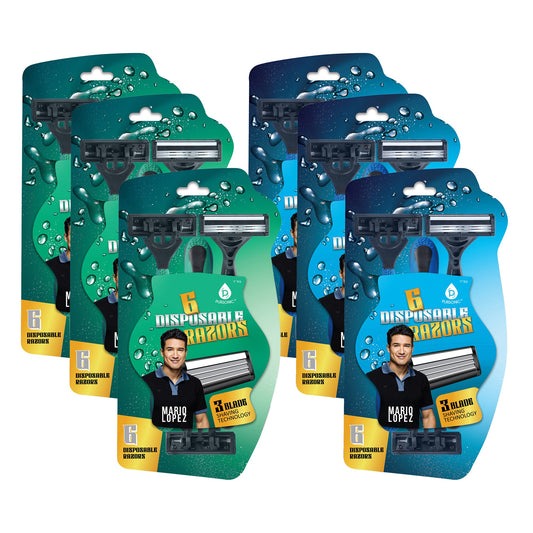 Mario Lopez 36 Disposable Razors Bundle-0