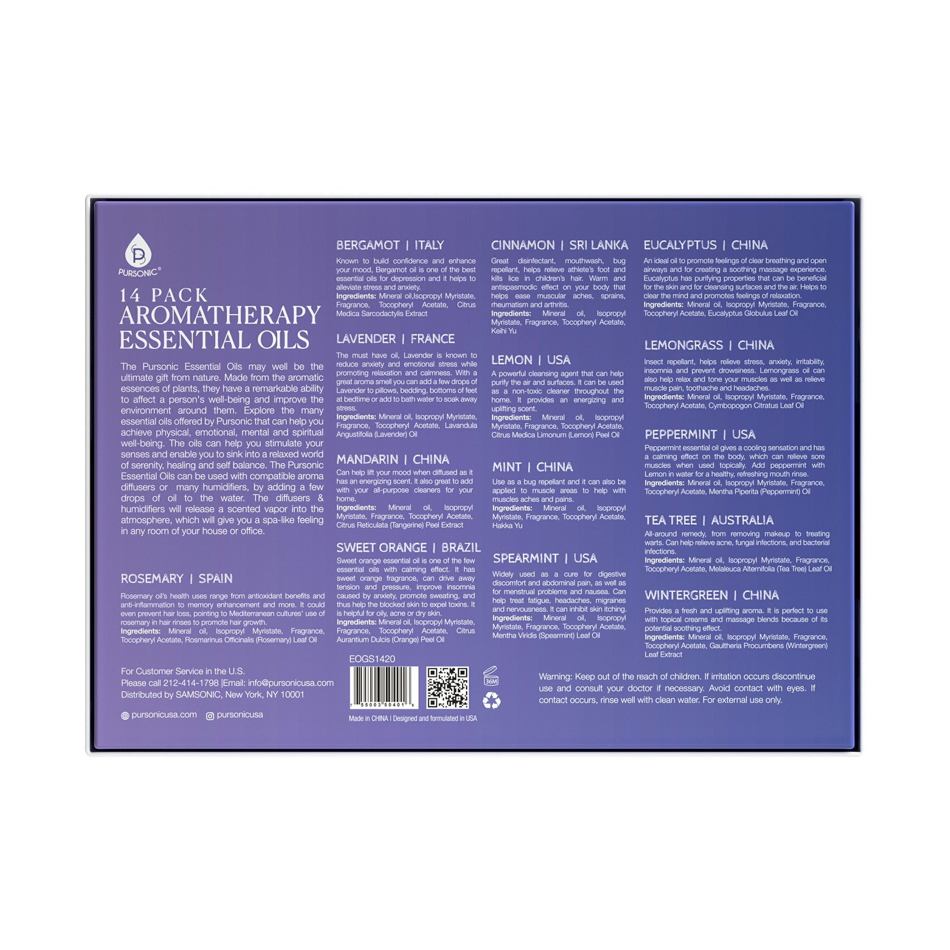 14 Pack Aromatherapy Essential Oil Gift Set-2