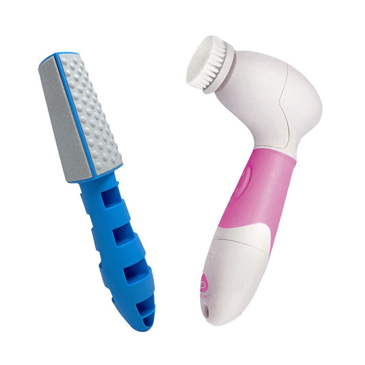 Pursonic Advanced Facial and Body Cleansing Brush + 3 In 1 Callus Remover Bundle-0