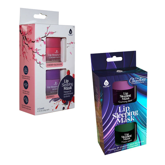 Lip Sleeping Mask Collection Bundle: Cherry Blossom & Berries + Gummy Bear & Fresh Mint-0