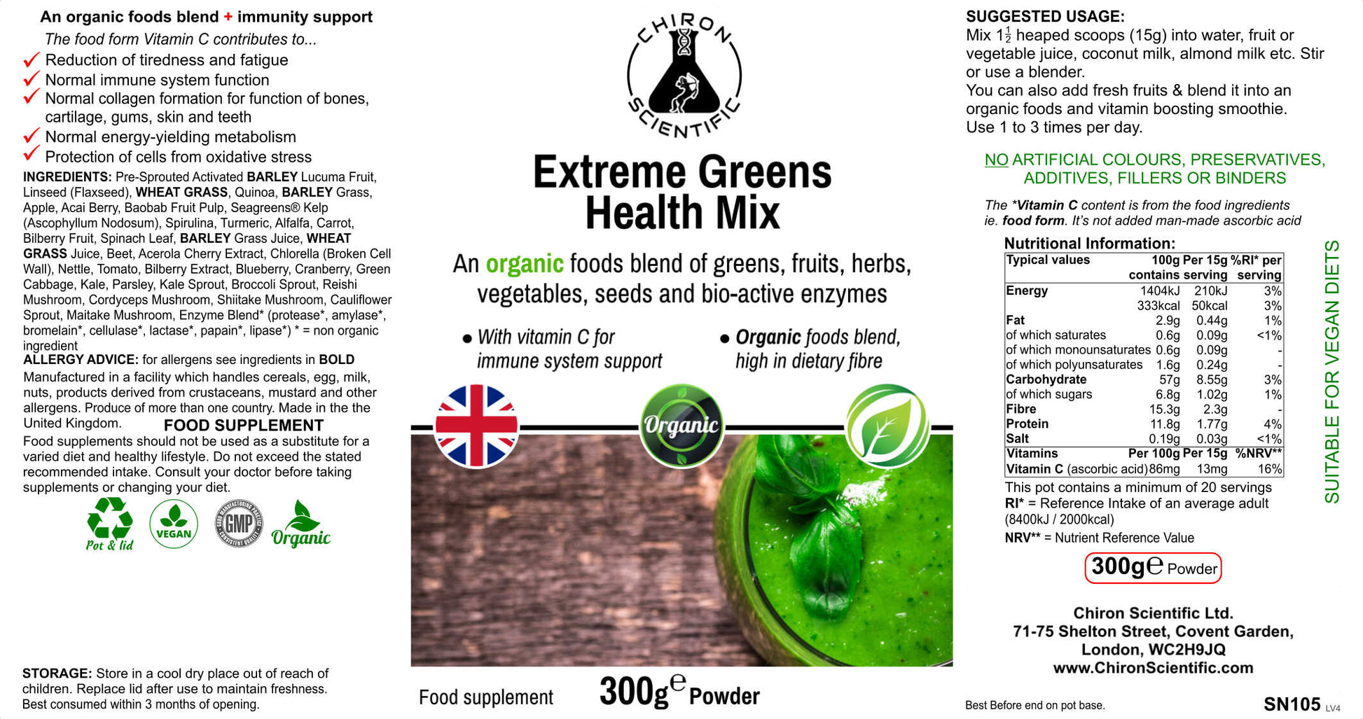 Extreme Greens Health Mix-1
