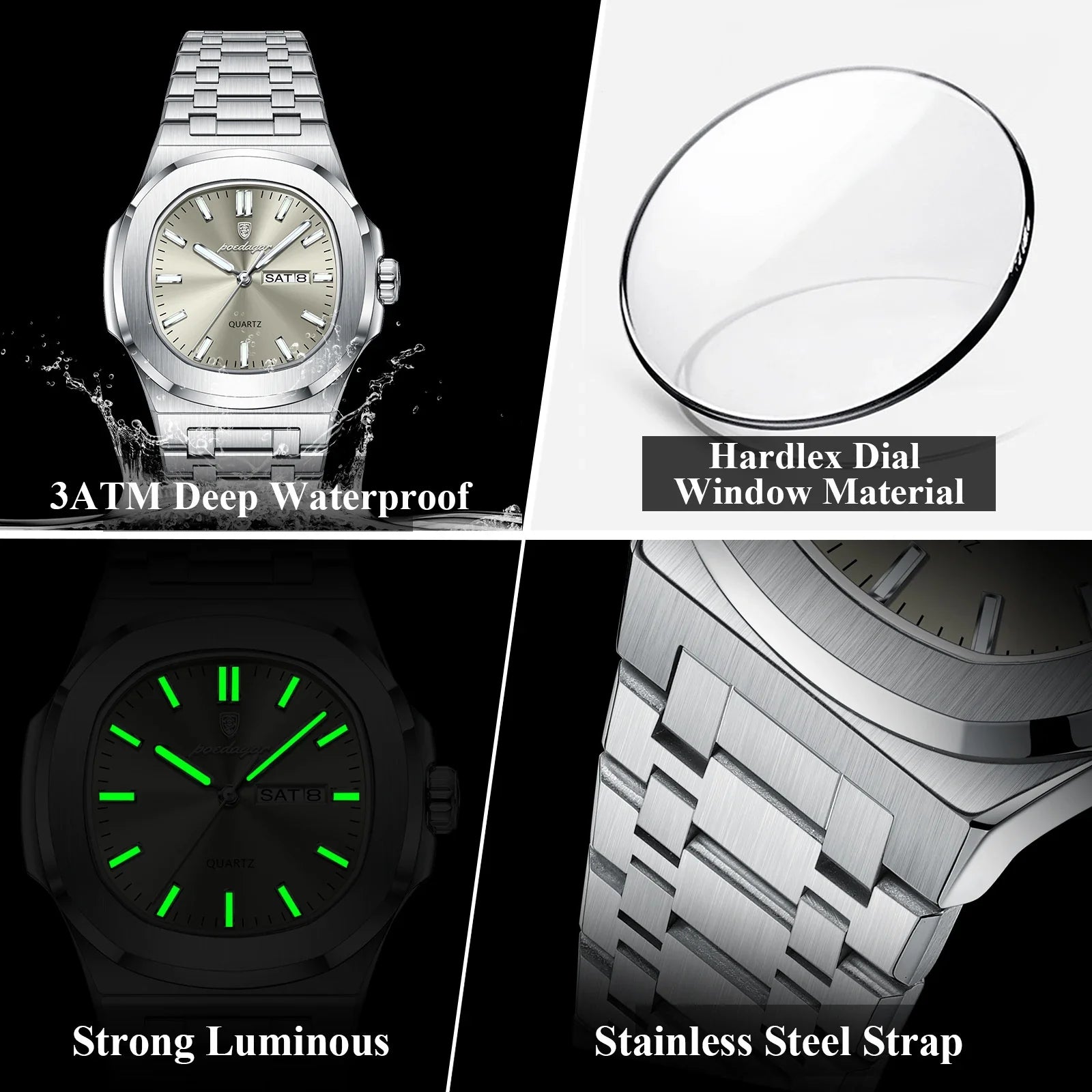 Men’s Luxury Square Watch-2